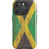 Jamaican Flag Dark Wood iPhone 16 Pro Max Magsafe Impact Case